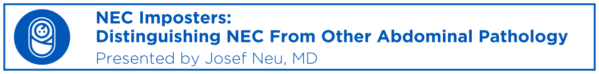 NEC Imposters: Distinguishing NEC From Other Abdominal Pathology Banner
